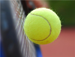 Bóng Tennis tương tác với vợt