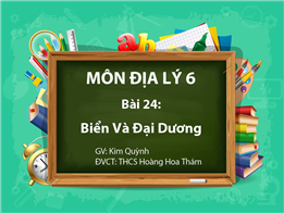 Biển Và Đại Dương