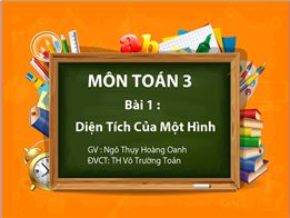 Diện tích cuả một hình