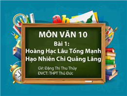 Hoàng Hạc Lâu Tống Mạnh Hạo Nhiên Chi Quảng Lăng