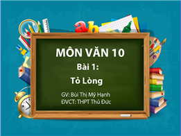 Tỏ Lòng